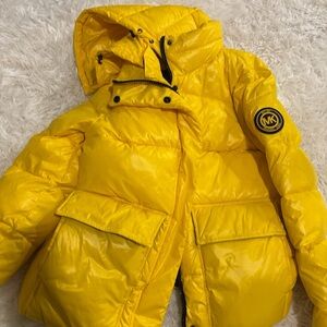 Michael Kors Yellow Puffer Jacket
